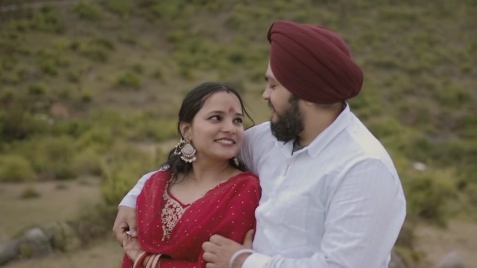 Jamallta Films candid couple portrait from a wedding film